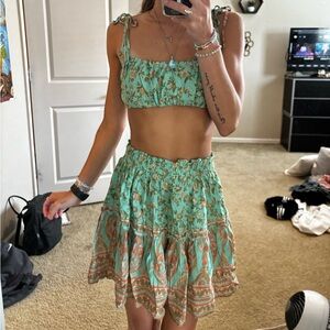 Princess Polly Floral Skirt & Top